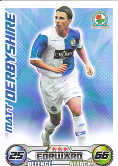 Matt Derbyshire Blackburn Rovers 2008/09 Topps Match Attax #52